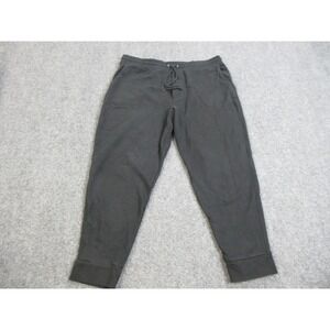 Mott & Bow‎ Sweatpants Mens XL Black Hoop Jogger Pants 100% Cotton Lounge